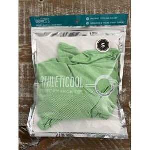 Blue Star Athleticool ‎ Women's Pullover Crew Neck T-Shirt S Green